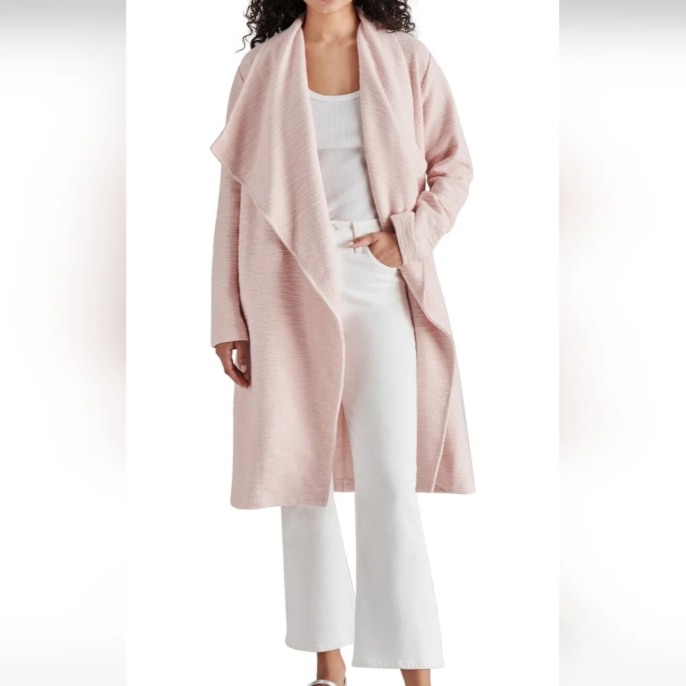 *SOLD* NWT STEVE MADDEN | Duster Coat in Blush Pink - Picture 1 of 7